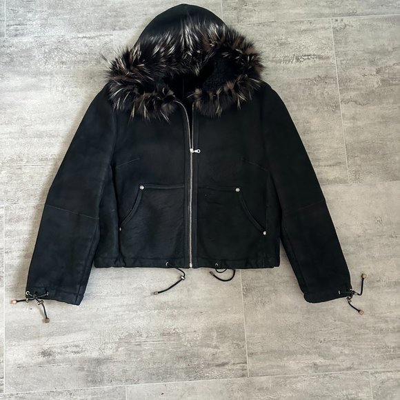 Women's UPSTAR CONTINENTAL Sheepskin Jacket Size S. - Picture 3 of 9